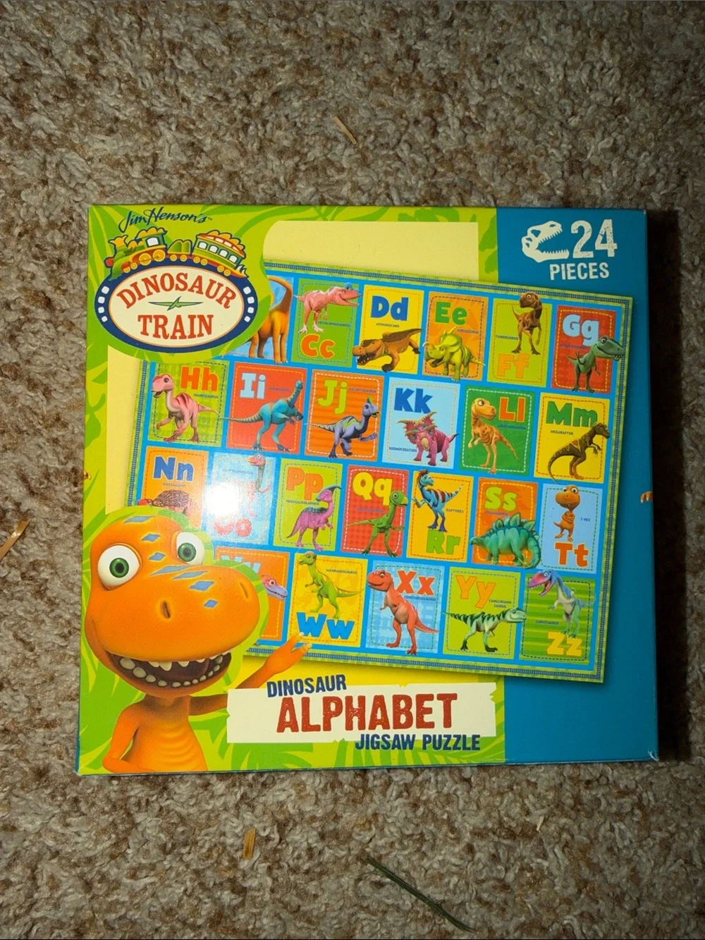 PBS Dinosaur Train Jigsaw Puzzle (24 pieces) - Alphabet